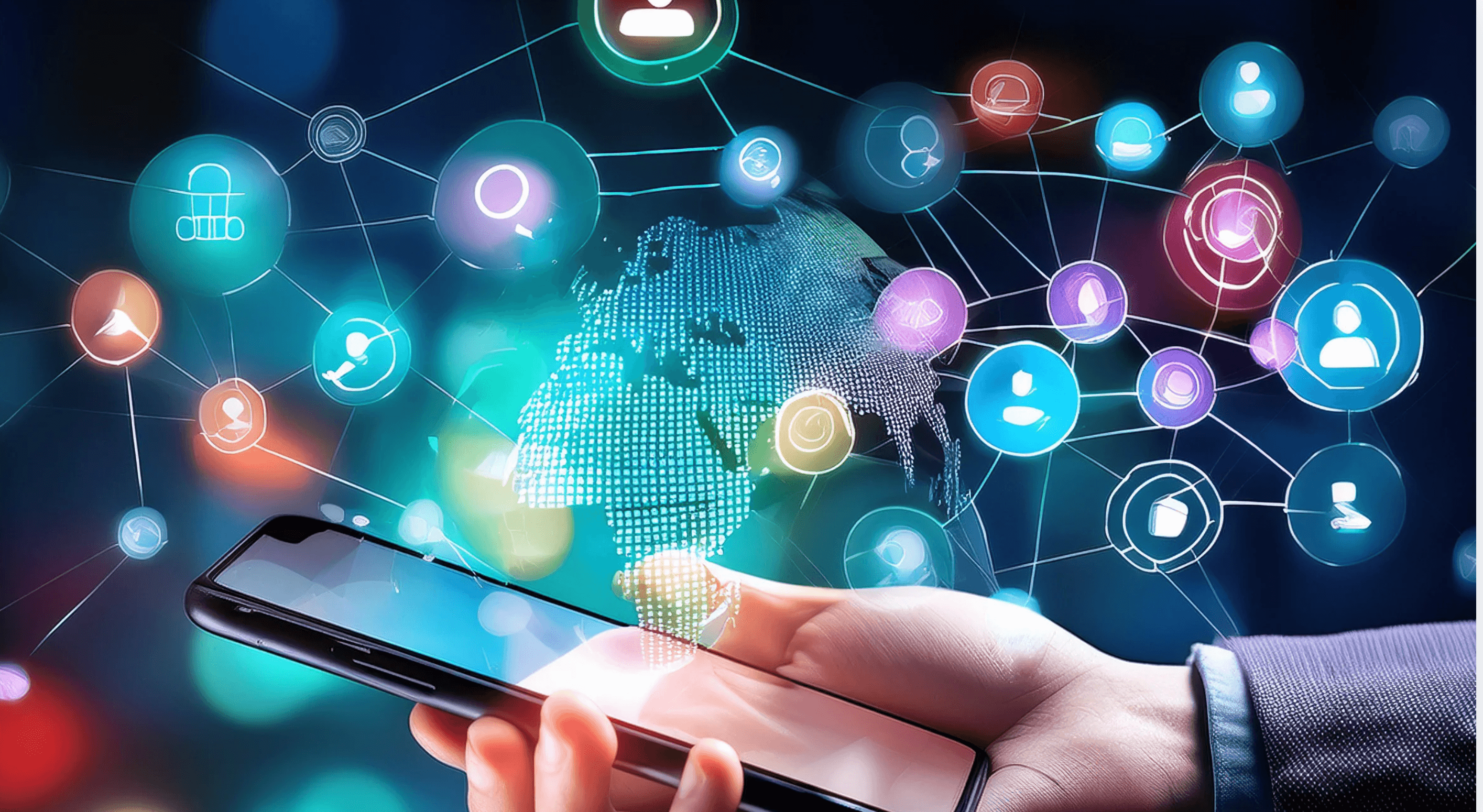 Social media management background